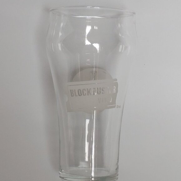Vintage Frosted Blockbuster Video Glass Coca-Cola - Picture 5 of 7